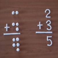 clay model depicting arithmetic problem